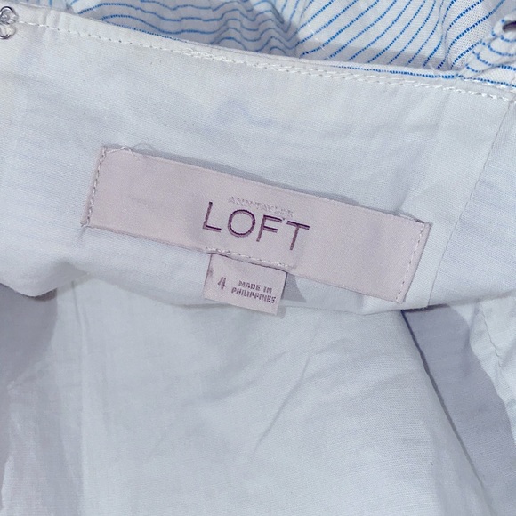 LOFT Pinstripe Dress, Size 4. - Picture 3 of 4